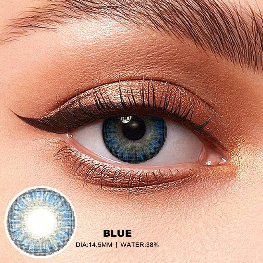 【US WAREHOUSE】Fluorescent blue Colored Contact Lenses