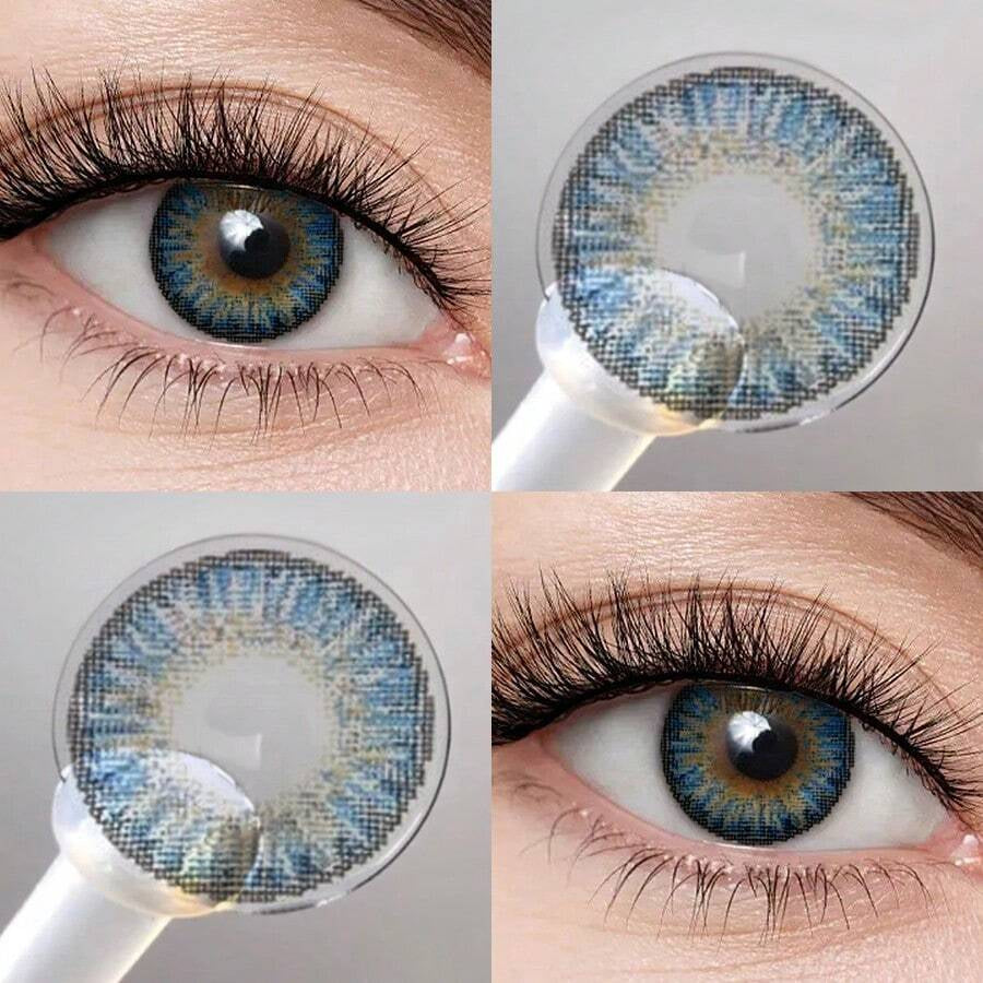 【US WAREHOUSE】Fluorescent blue Colored Contact Lenses