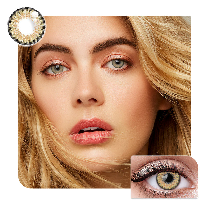 【US WAREHOUSE】Amber Brown Colored Contact Lenses