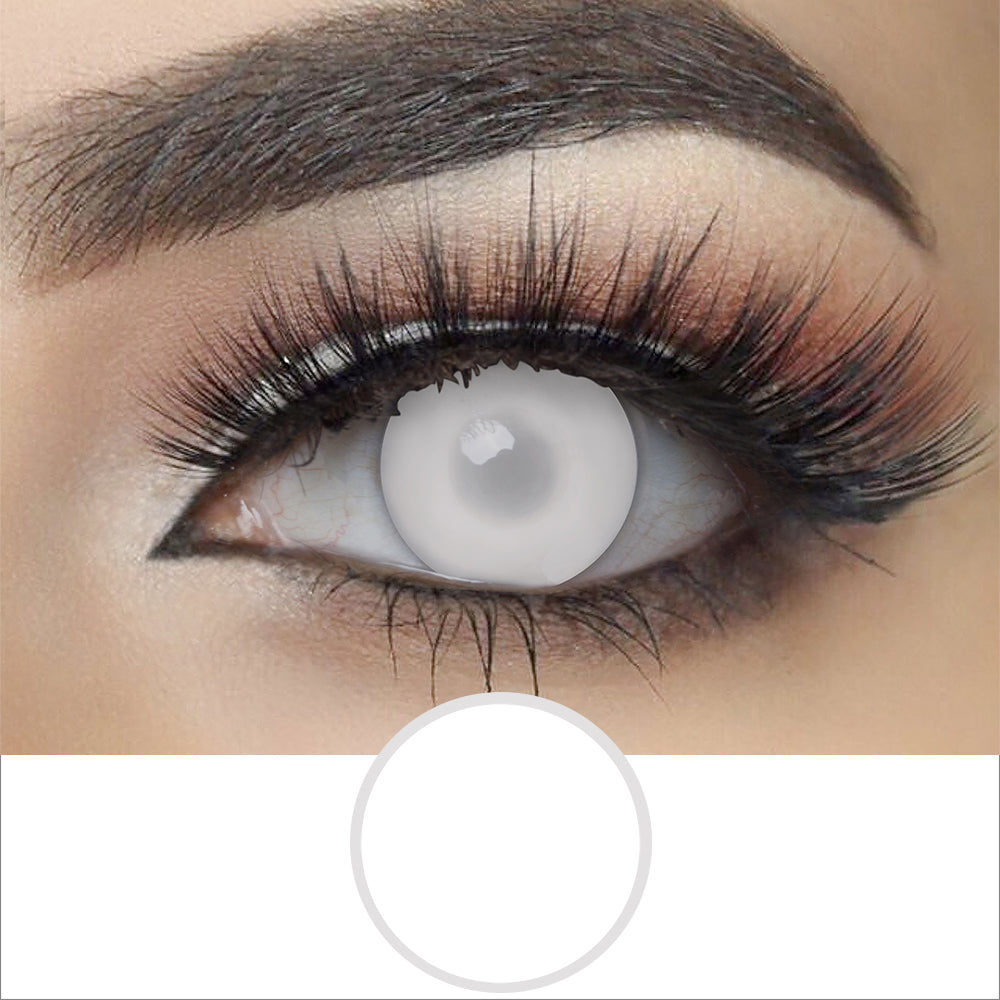 【US WAREHOUSE】Blind White Zombie Colored Contact Lenses