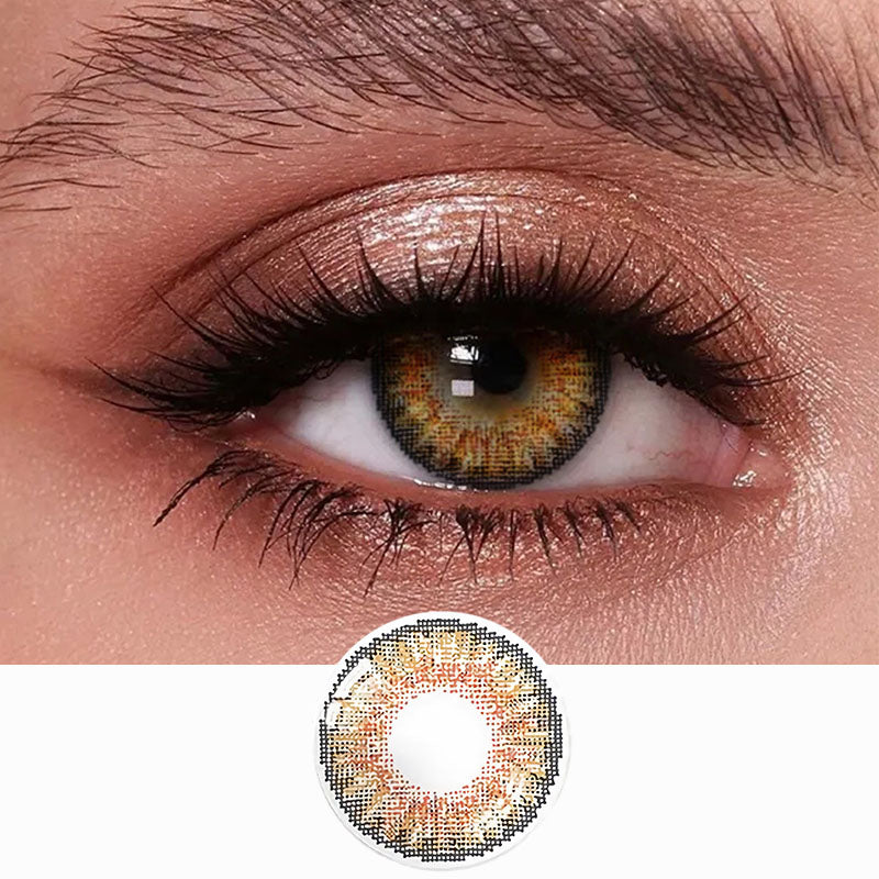 【US WAREHOUSE】Honey Colored Contact Lenses