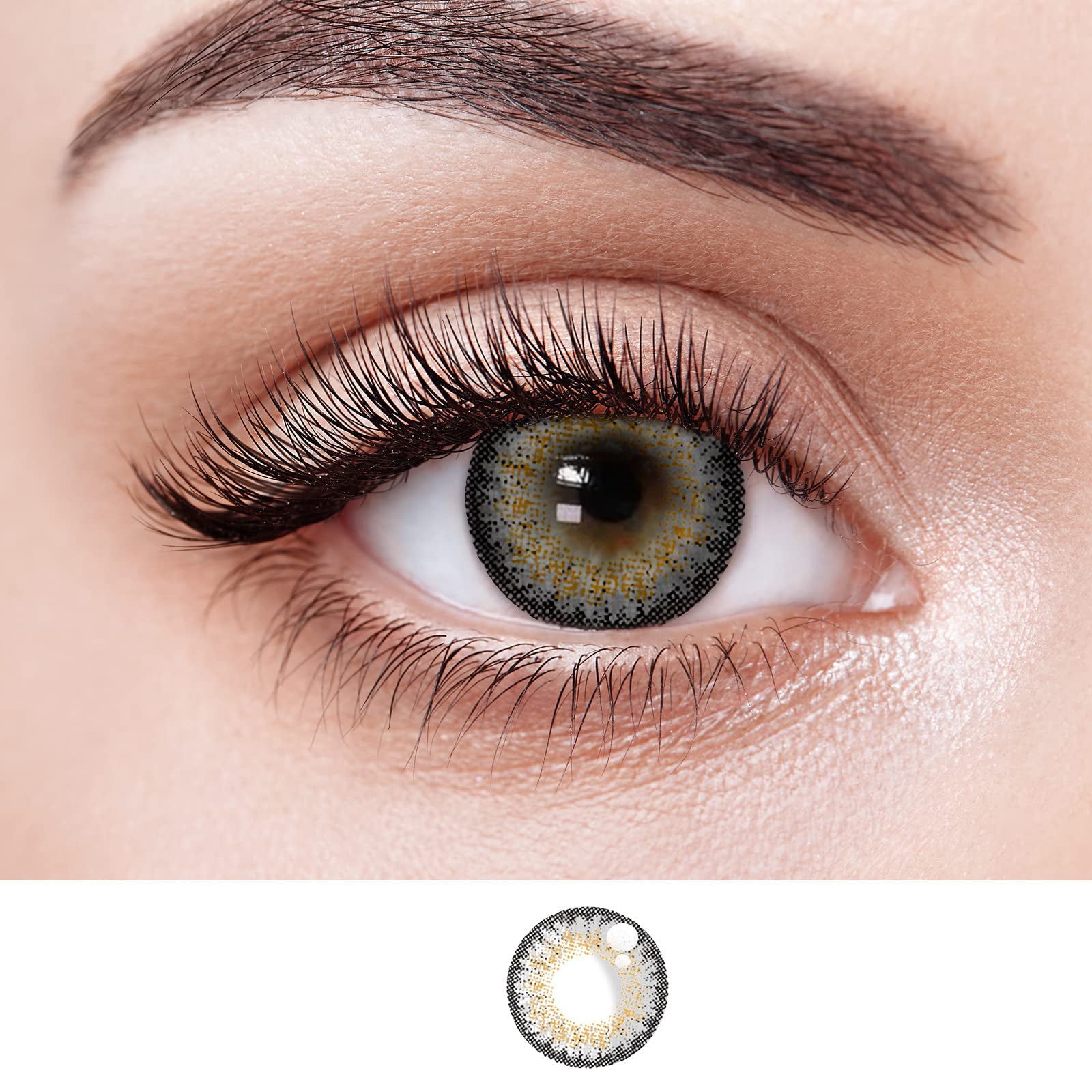 【US WAREHOUSE】Linen Grey Colored Contact Lenses