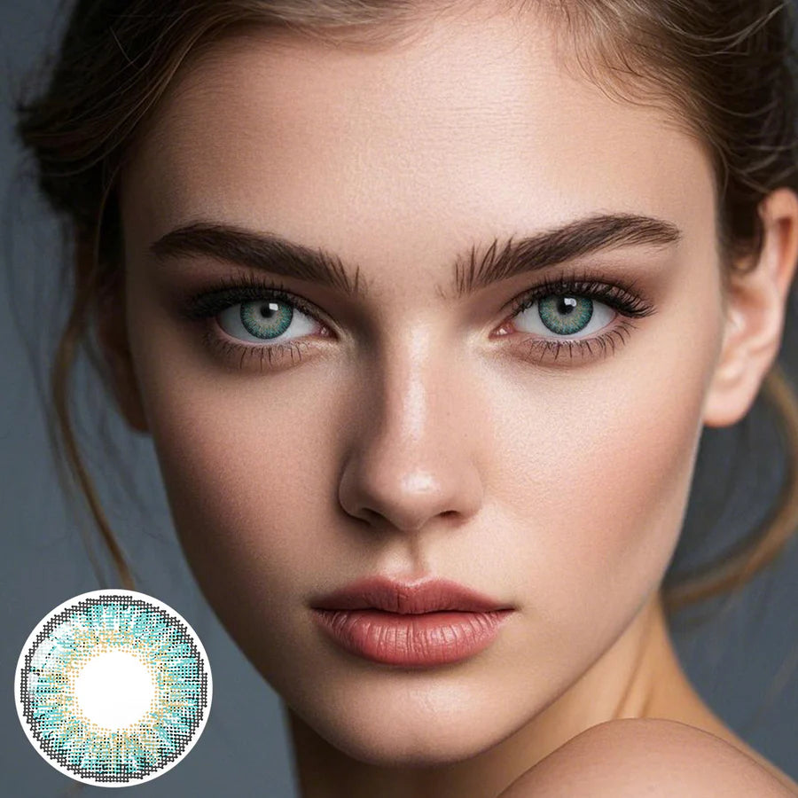 【US WAREHOUSE】Turquoise Colored Contact Lenses