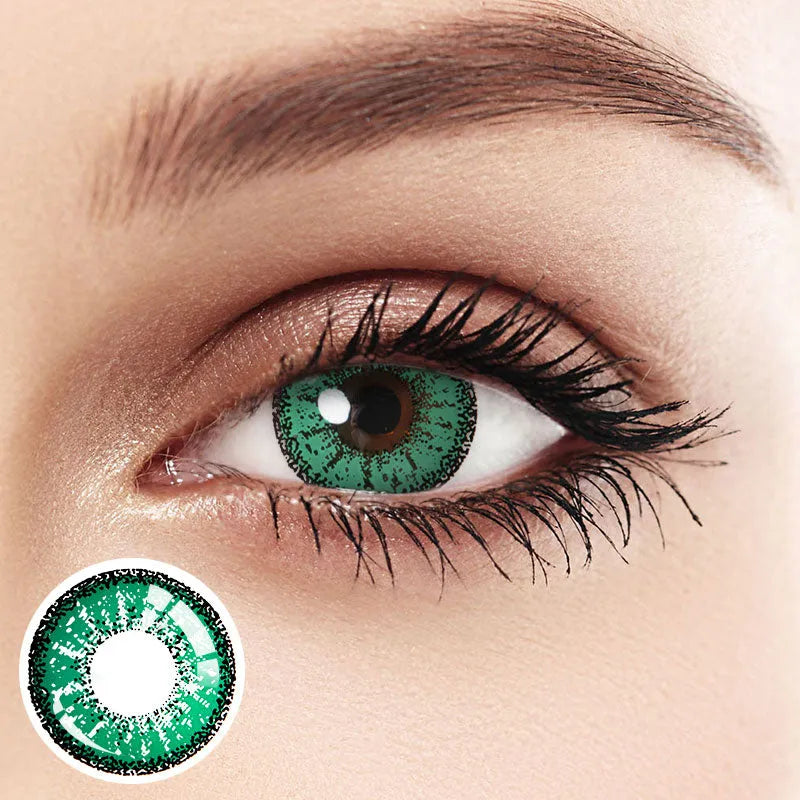 【US WAREHOUSE】Flame Green Colored Contact Lenses