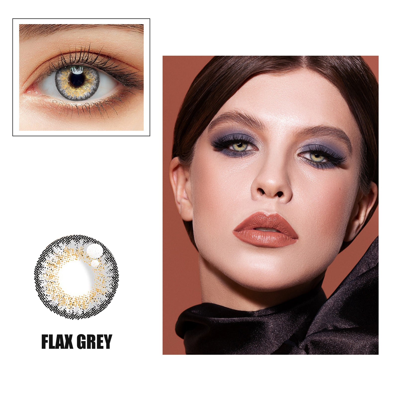 【US WAREHOUSE】Linen Grey Colored Contact Lenses