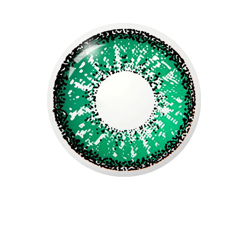【US WAREHOUSE】Flame Green Colored Contact Lenses