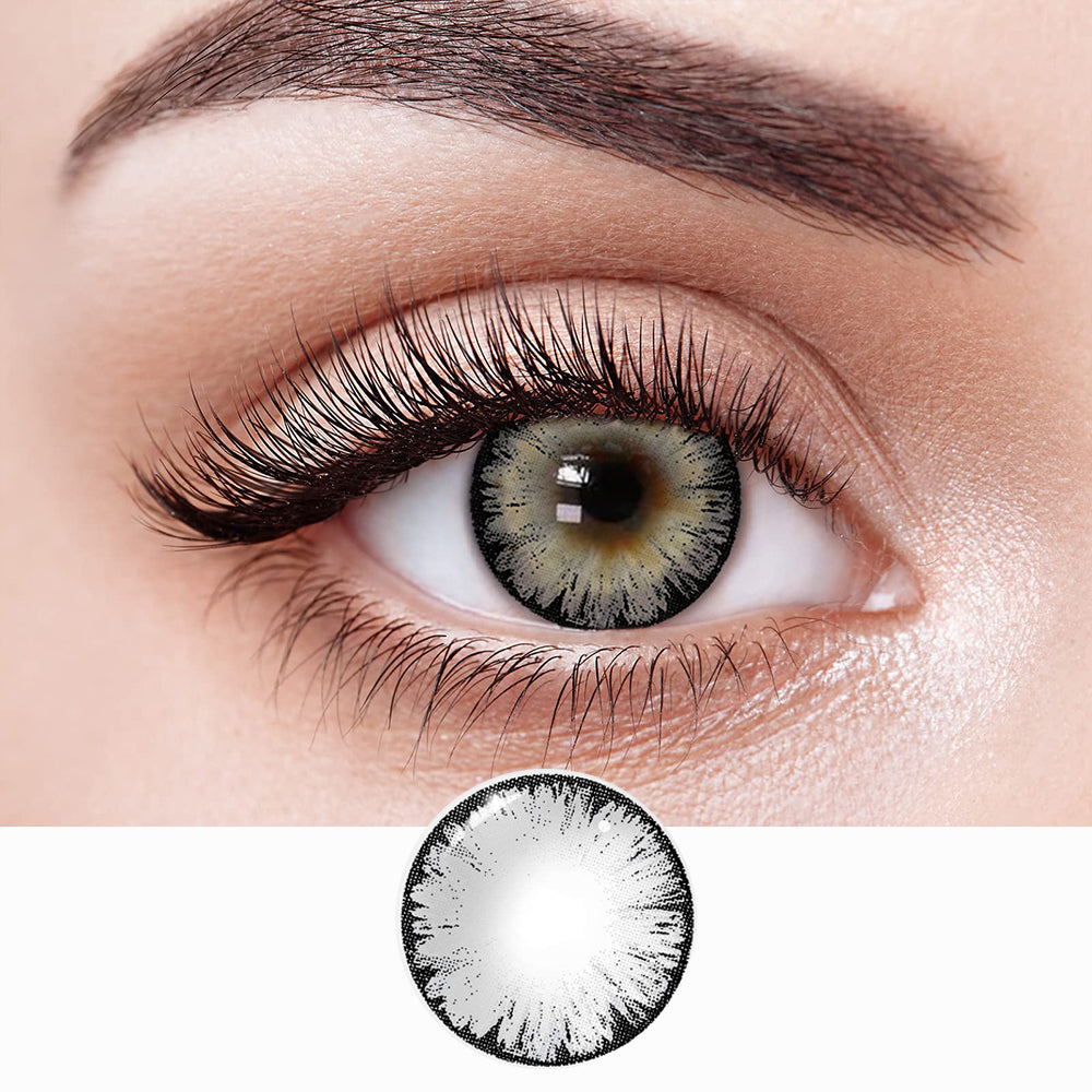 【US WAREHOUSE】Big Eye Grey Colored Contact Lenses