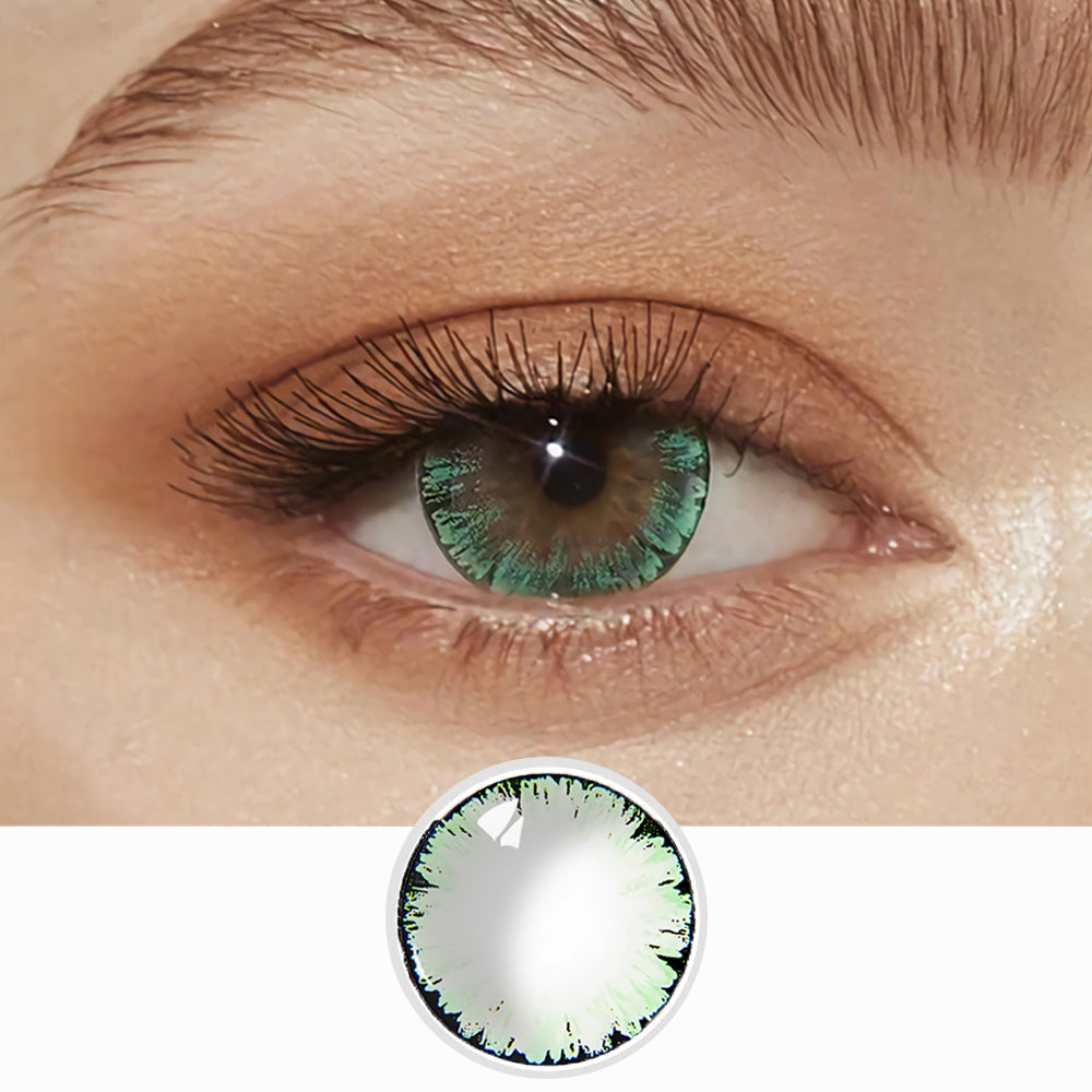 【US WAREHOUSE】Big Eye Green Colored Contact Lenses