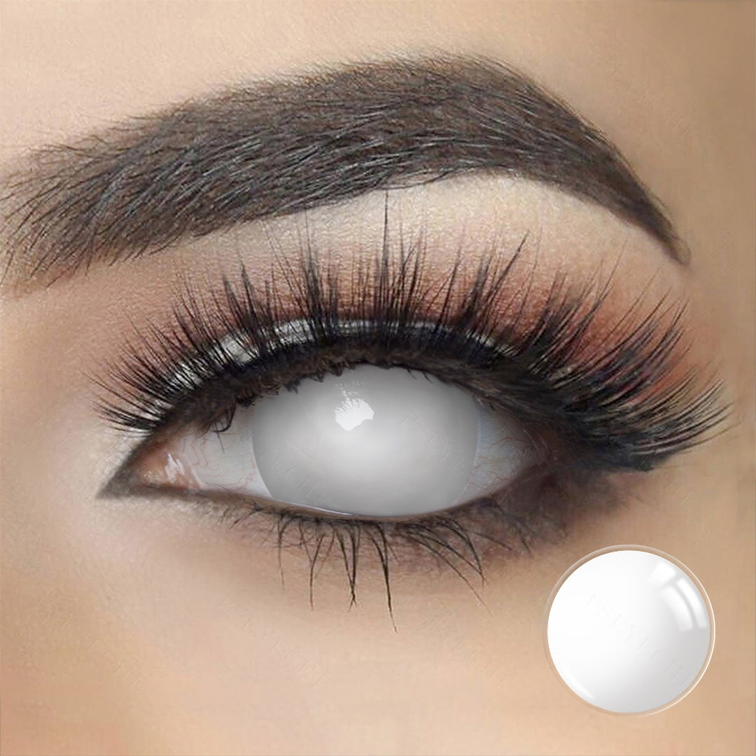 【US WAREHOUSE】Blind White Zombie Colored Contact Lenses