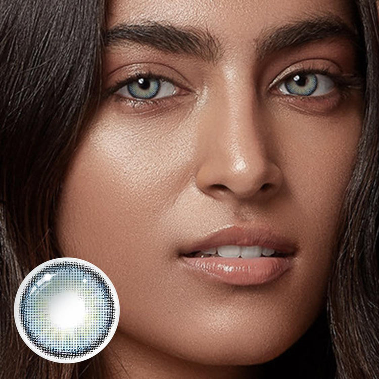 【US WAREHOUSE】Fluorescent blue Colored Contact Lenses