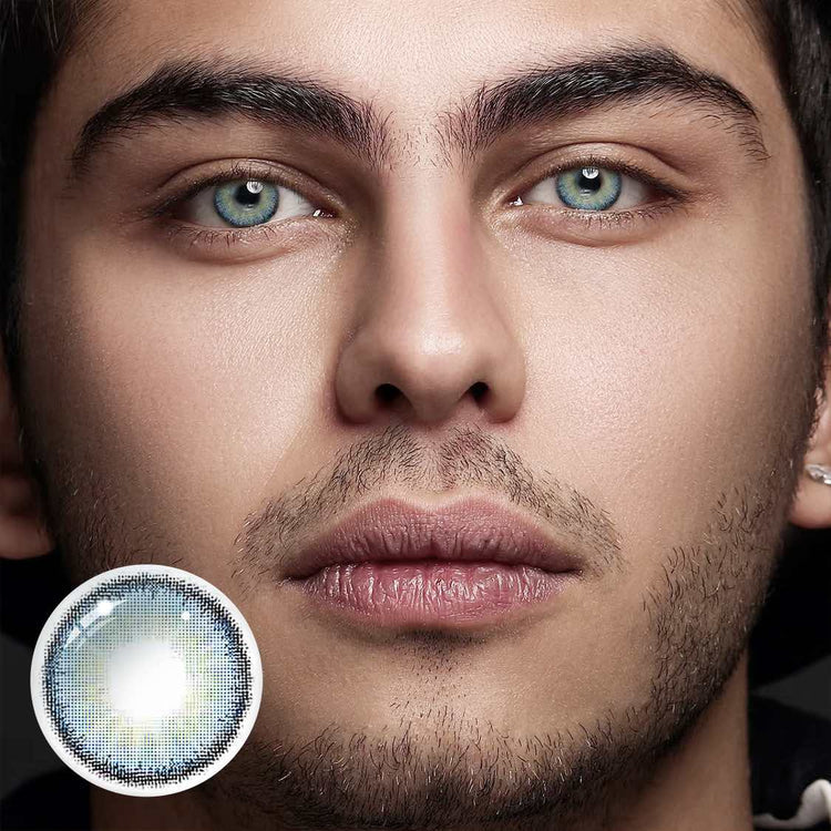 【US WAREHOUSE】Fluorescent blue Colored Contact Lenses