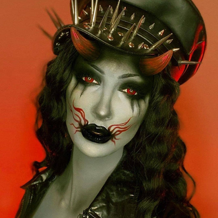 【US WAREHOUSE】Demon Red Colored Contact Lenses