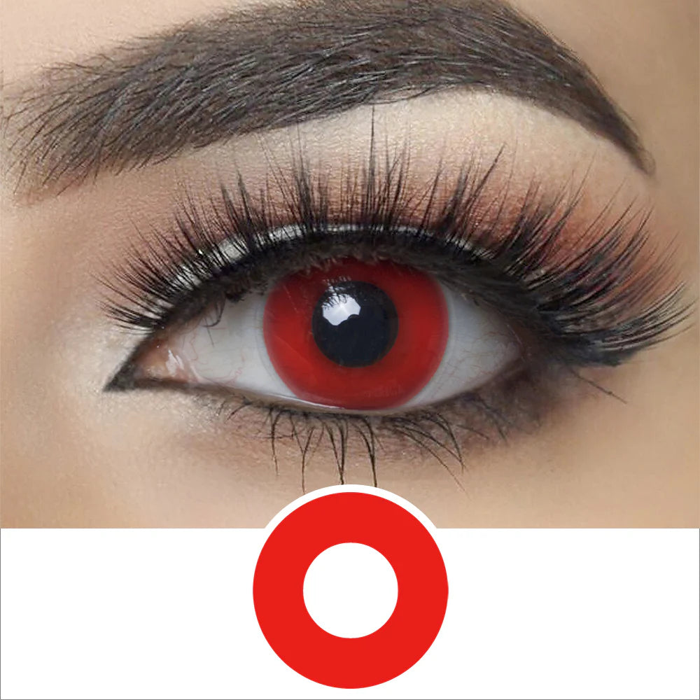 【US WAREHOUSE】Red Colored Contact Lenses