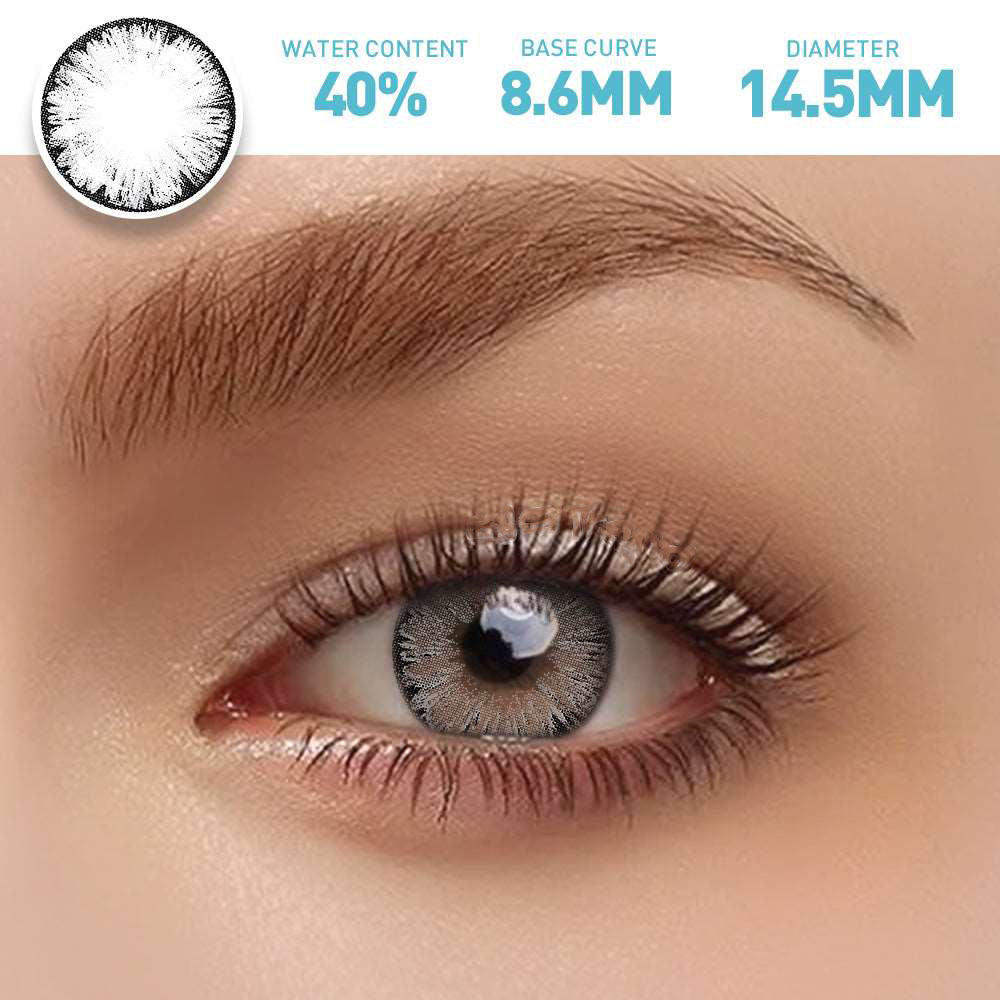 【US WAREHOUSE】Big Eye Grey Colored Contact Lenses