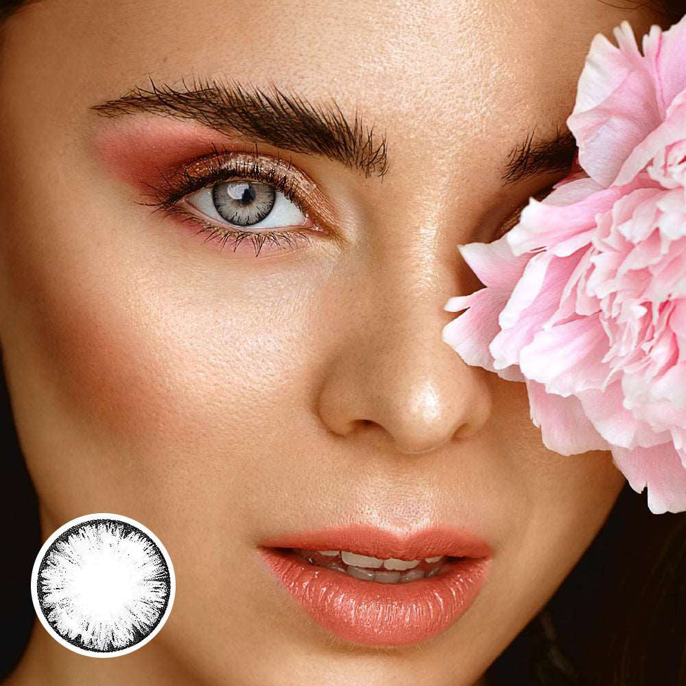 【US WAREHOUSE】Big Eye Grey Colored Contact Lenses