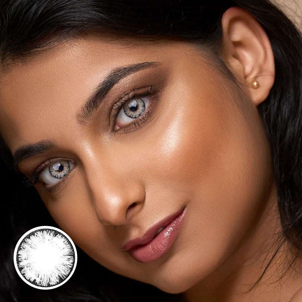 【US WAREHOUSE】Big Eye Grey Colored Contact Lenses