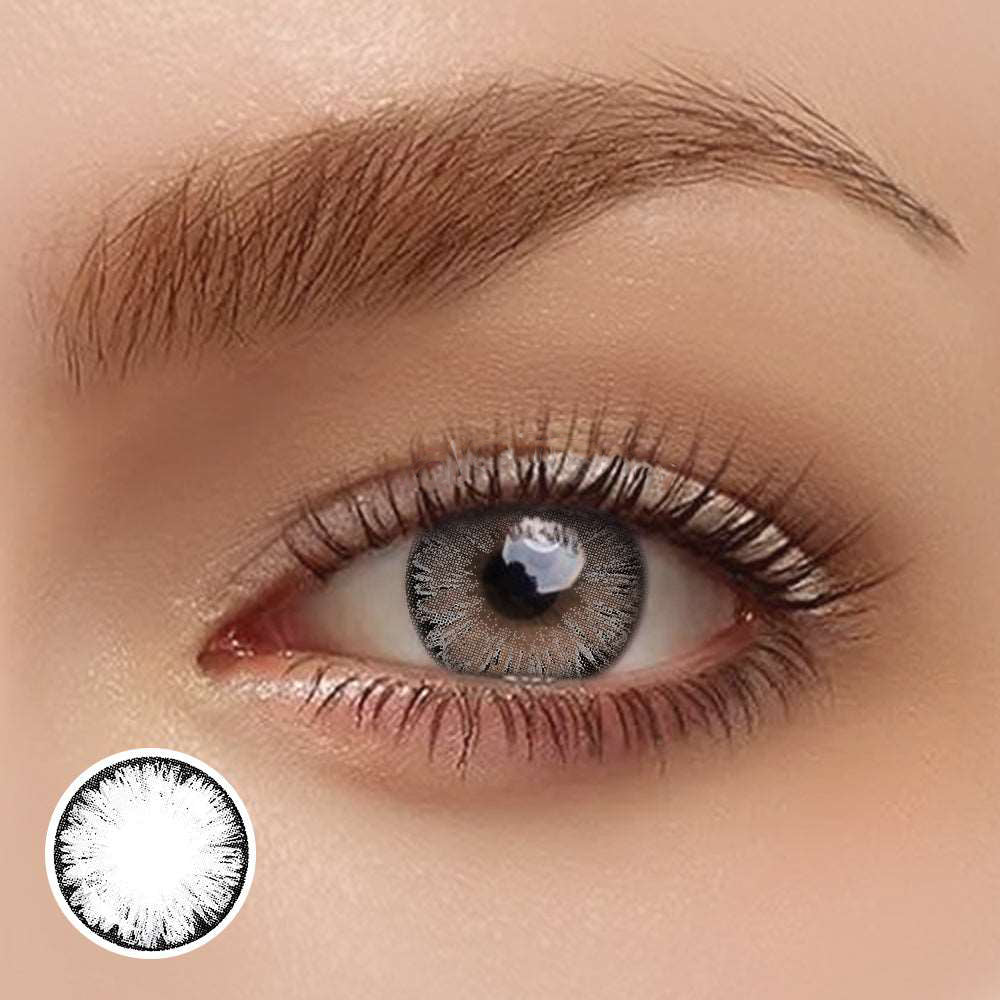 【US WAREHOUSE】Big Eye Grey Colored Contact Lenses