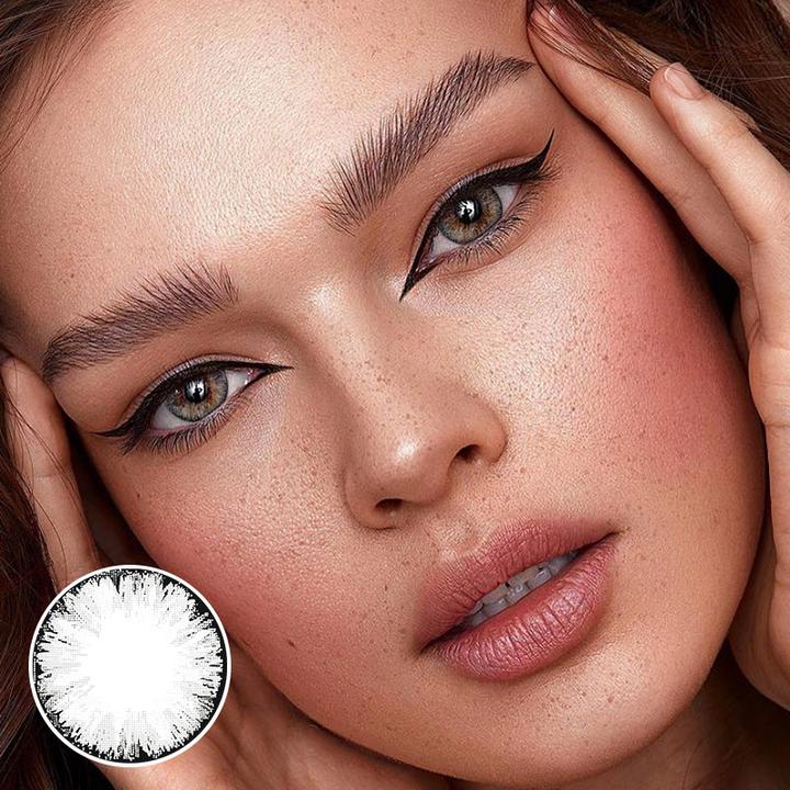 【US WAREHOUSE】Big Eye Grey Colored Contact Lenses