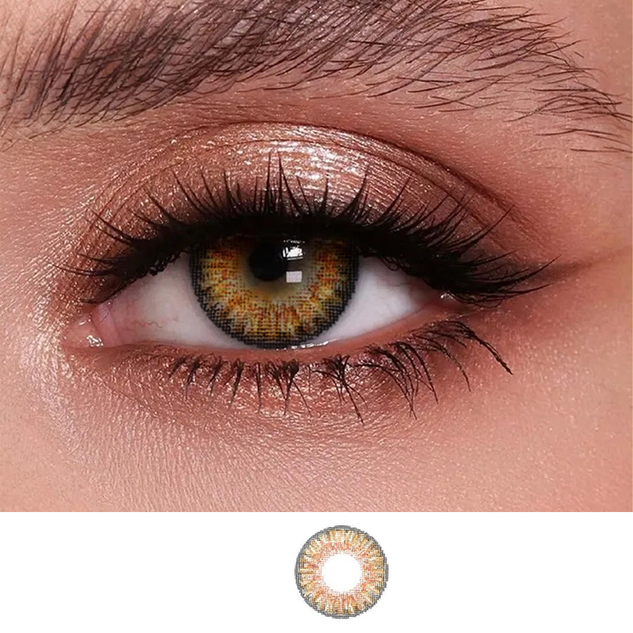 【US WAREHOUSE】Honey Colored Contact Lenses