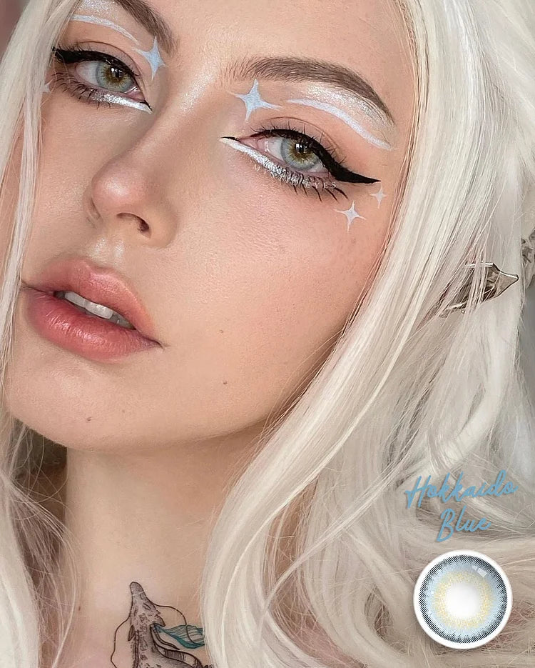 【US WAREHOUSE】lce Cream Gray Colored Contact Lenses