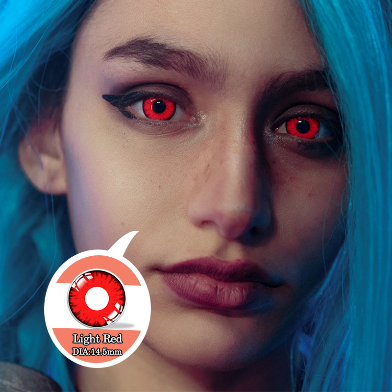 【US WAREHOUSE】Shine Red Colored Contact Lenses