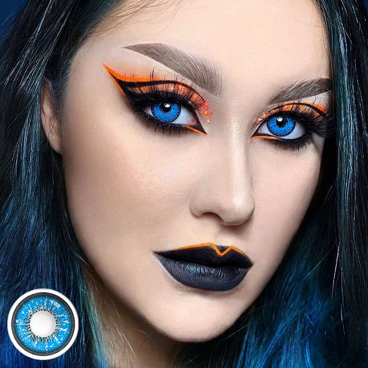 【US WAREHOUSE】Love Blue Colored Contact Lenses