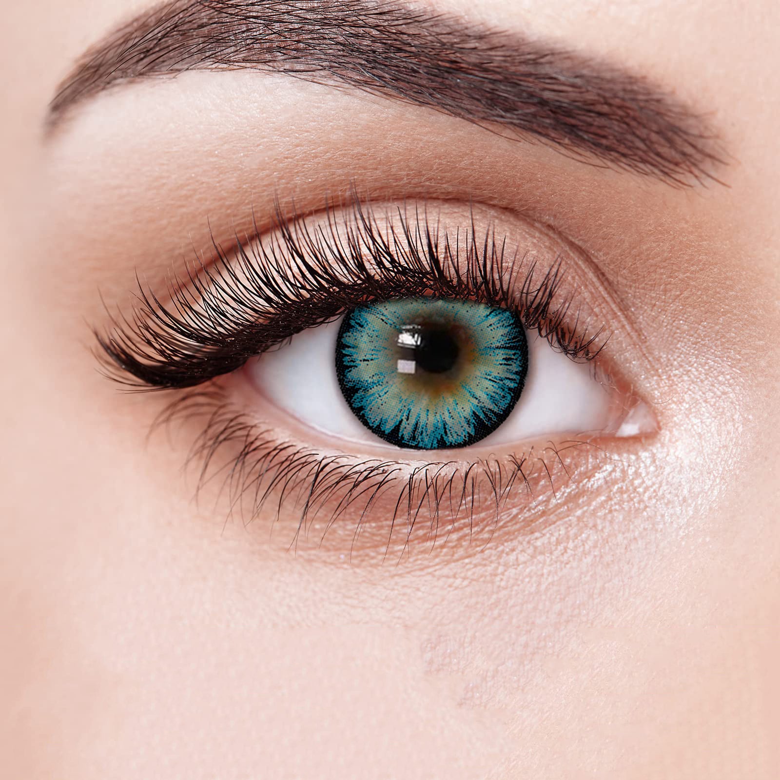 【US WAREHOUSE】Big Eye Blue Colored Contact Lenses