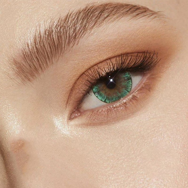 【US WAREHOUSE】Big Eye Green Colored Contact Lenses