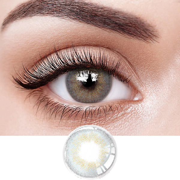 【US WAREHOUSE】lce Cream Gray Colored Contact Lenses