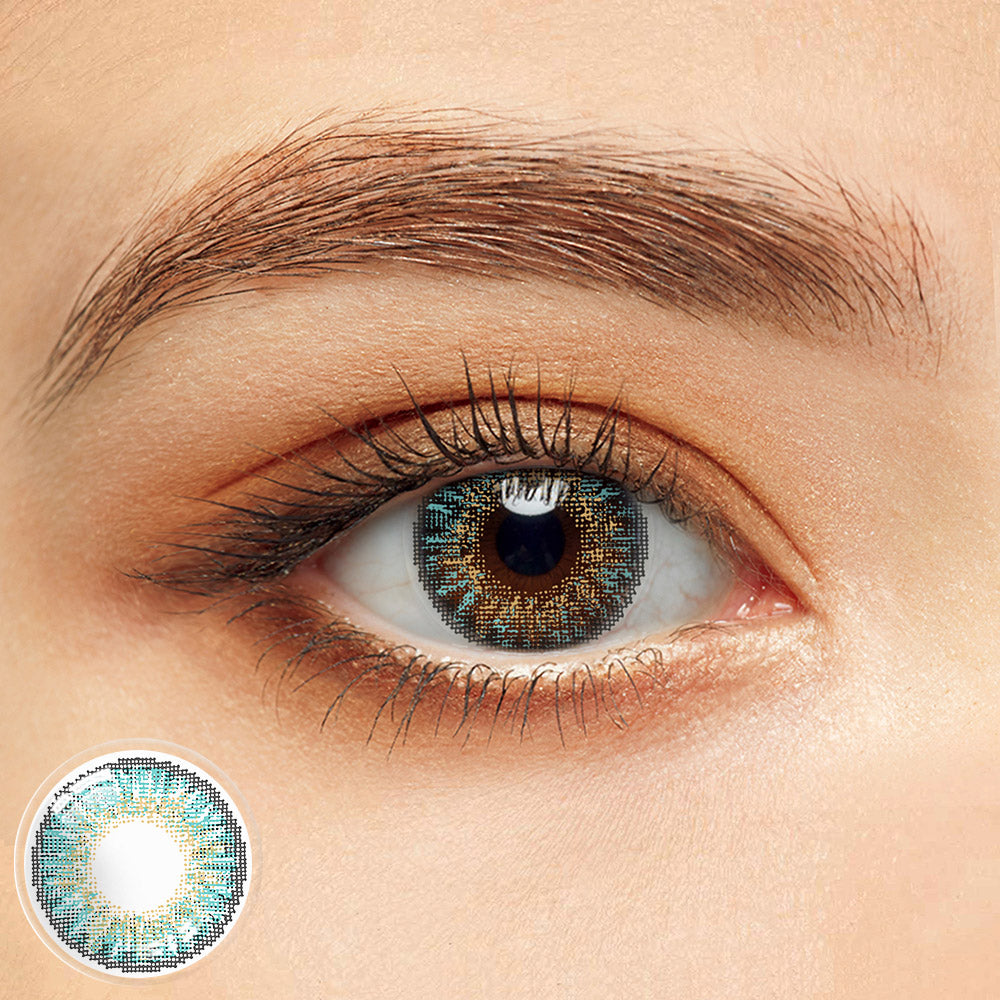 【US WAREHOUSE】Turquoise Colored Contact Lenses