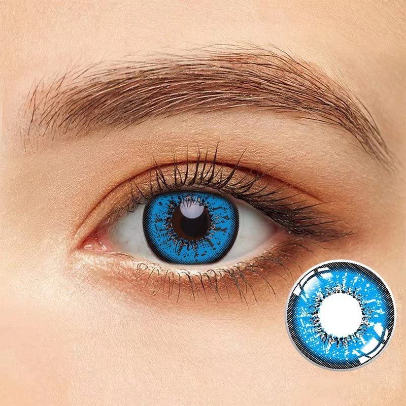 【US WAREHOUSE】Love Blue Colored Contact Lenses