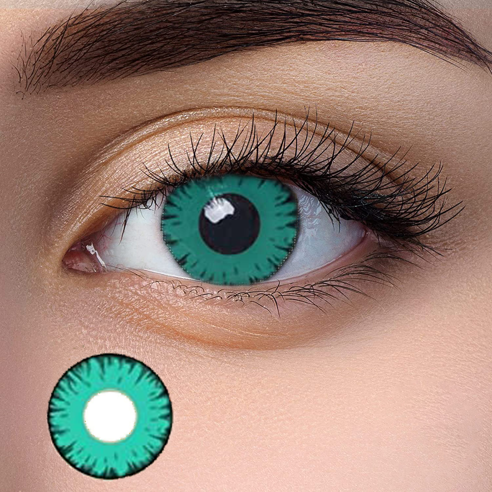 【US WAREHOUSE】Shine Green Colored Contact Lenses