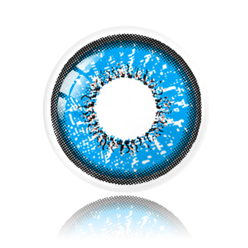 【US WAREHOUSE】Love Blue Colored Contact Lenses