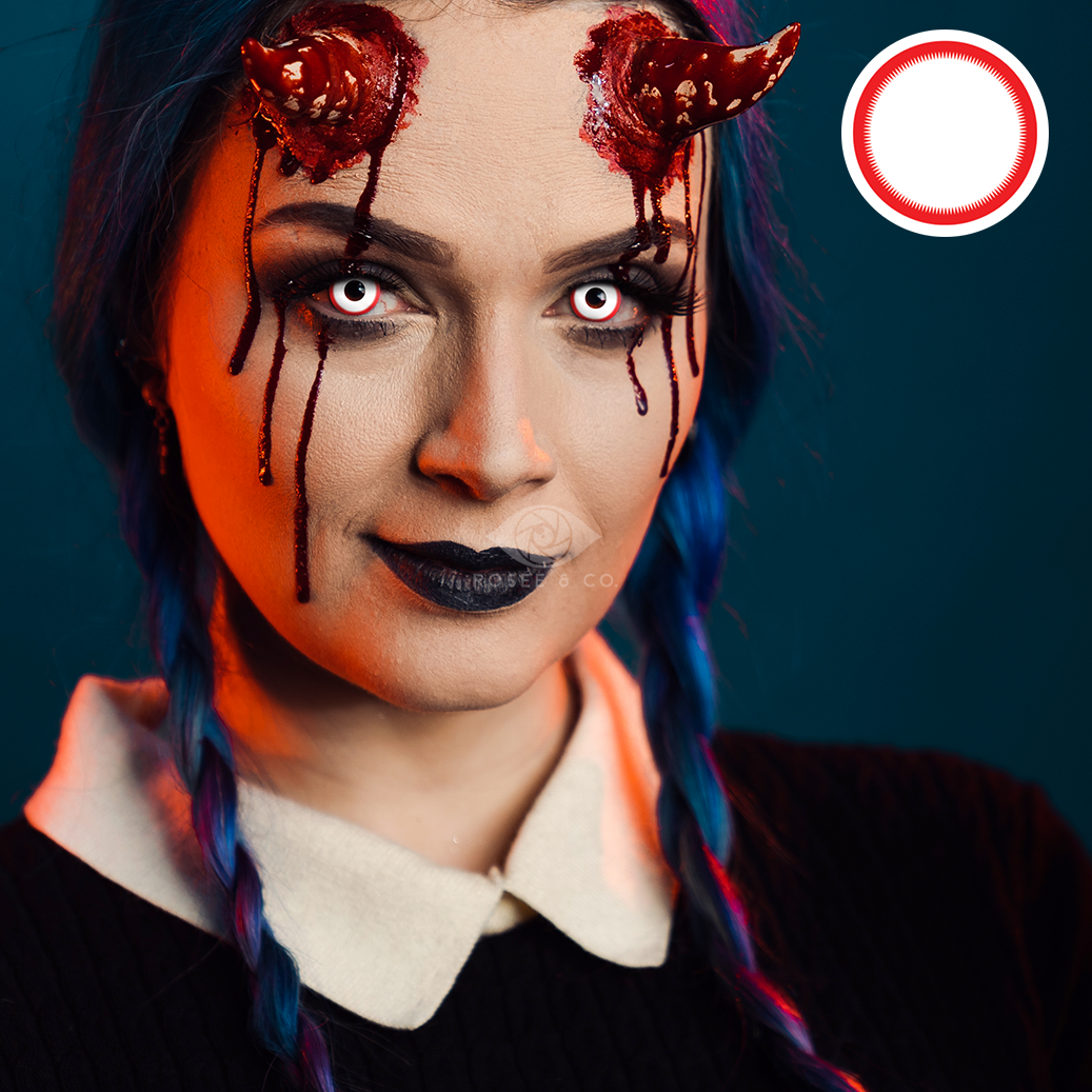 【US WAREHOUSE】Red Edge Colored Contact Lenses