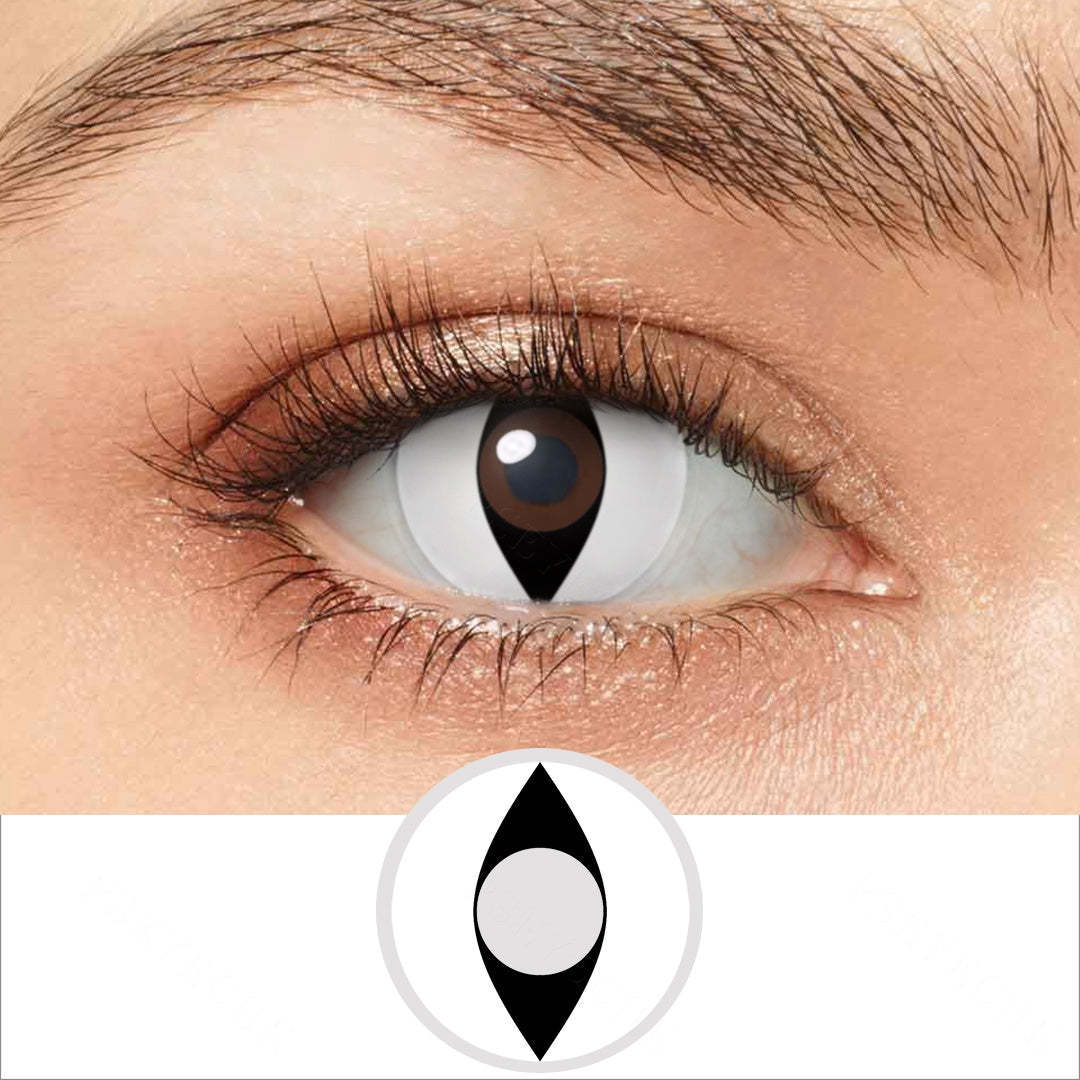 【US WAREHOUSE】White Cat Eye Colored Contact Lenses