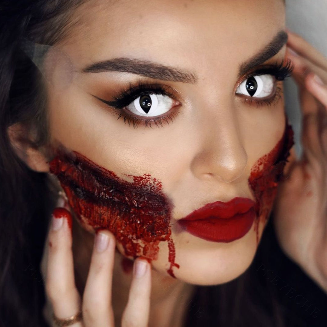 【US WAREHOUSE】White Cat Eye Colored Contact Lenses