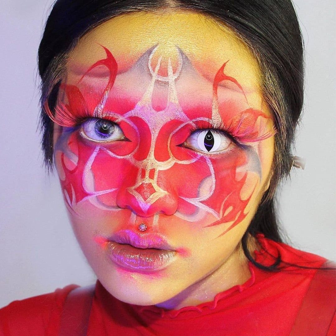 【US WAREHOUSE】White Cat Eye Colored Contact Lenses