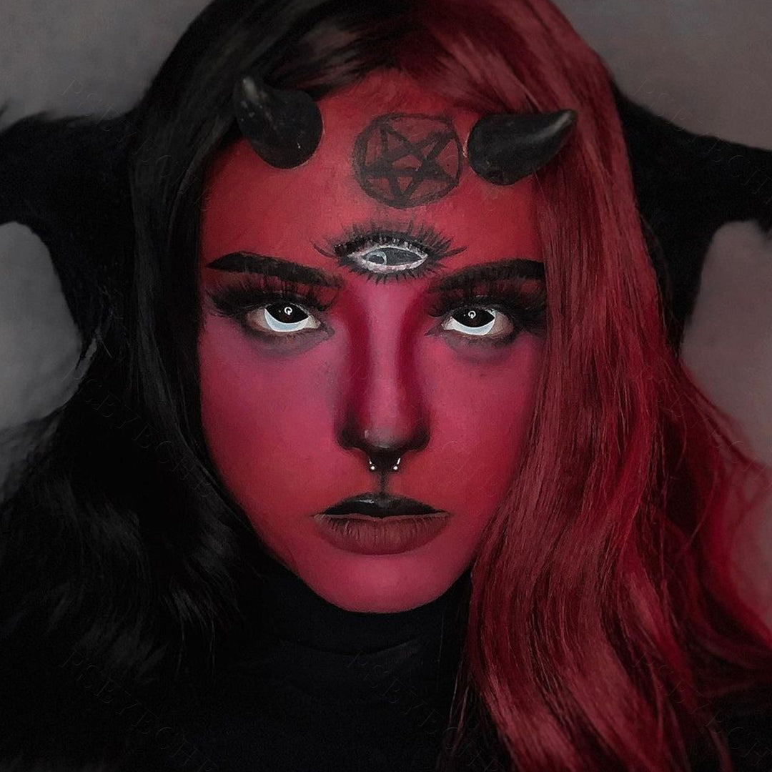 【US WAREHOUSE】White Cat Eye Colored Contact Lenses