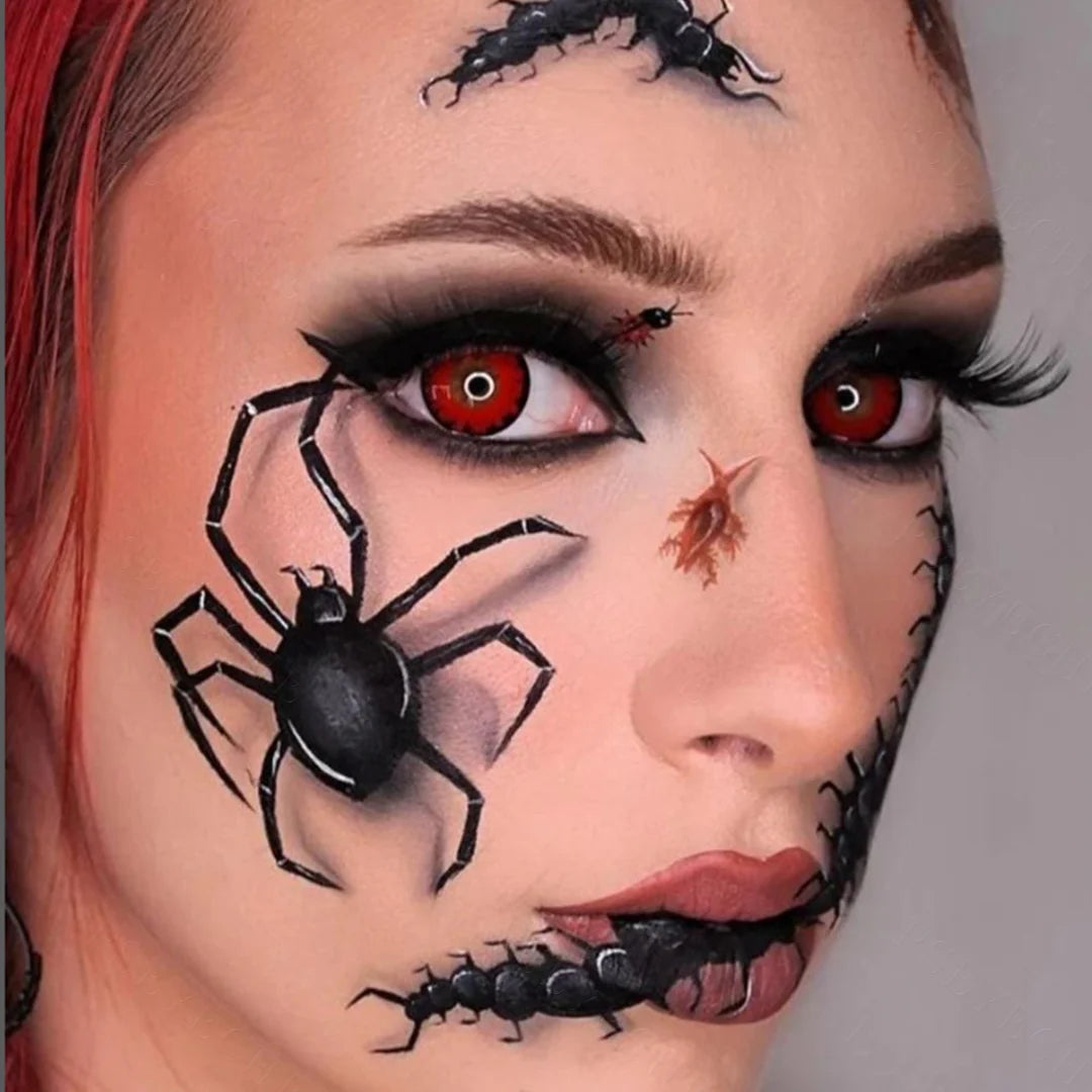 【US WAREHOUSE】Shine Red Colored Contact Lenses