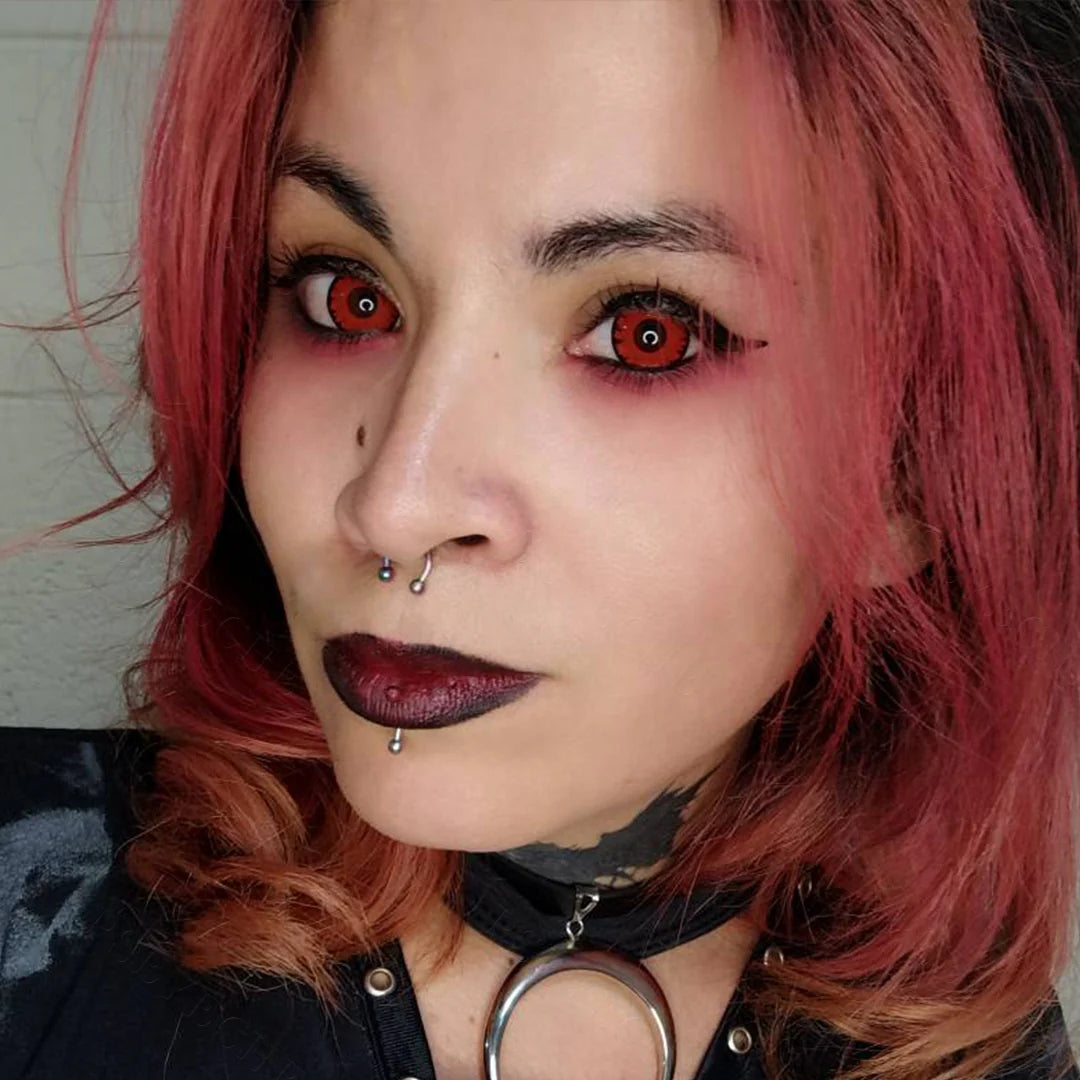 【US WAREHOUSE】Shine Red Colored Contact Lenses