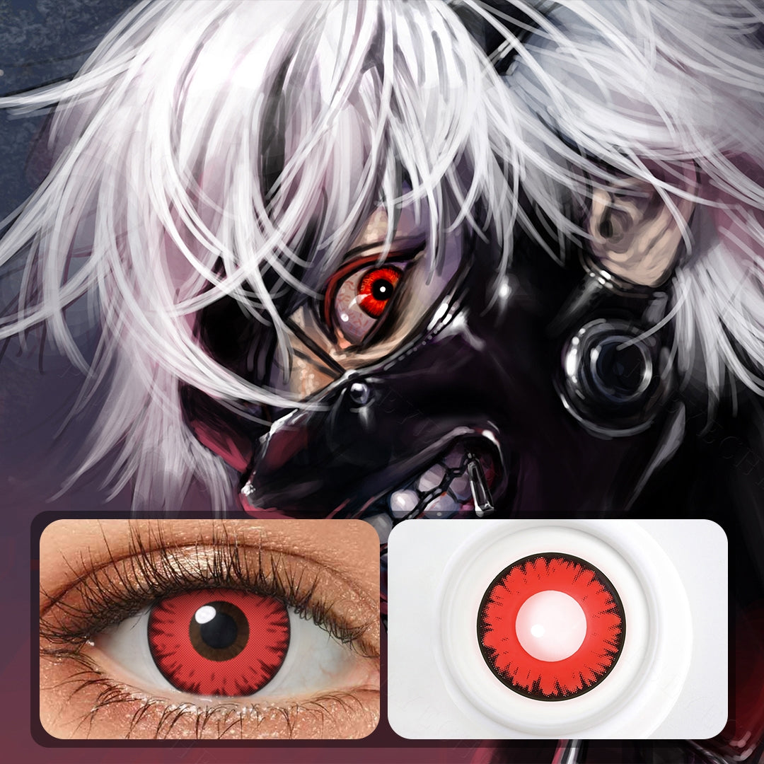 【US WAREHOUSE】Shine Red Colored Contact Lenses