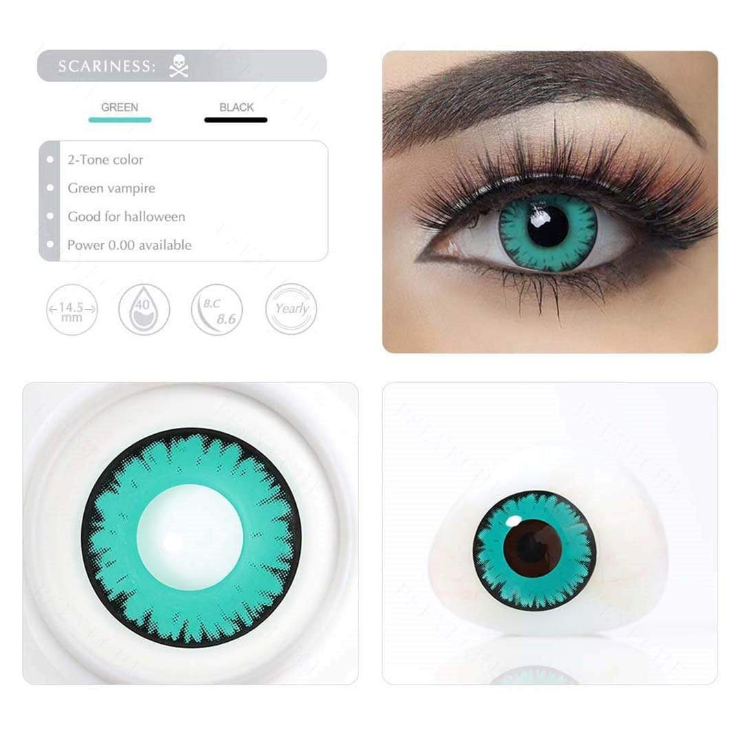 【US WAREHOUSE】Shine Green Colored Contact Lenses