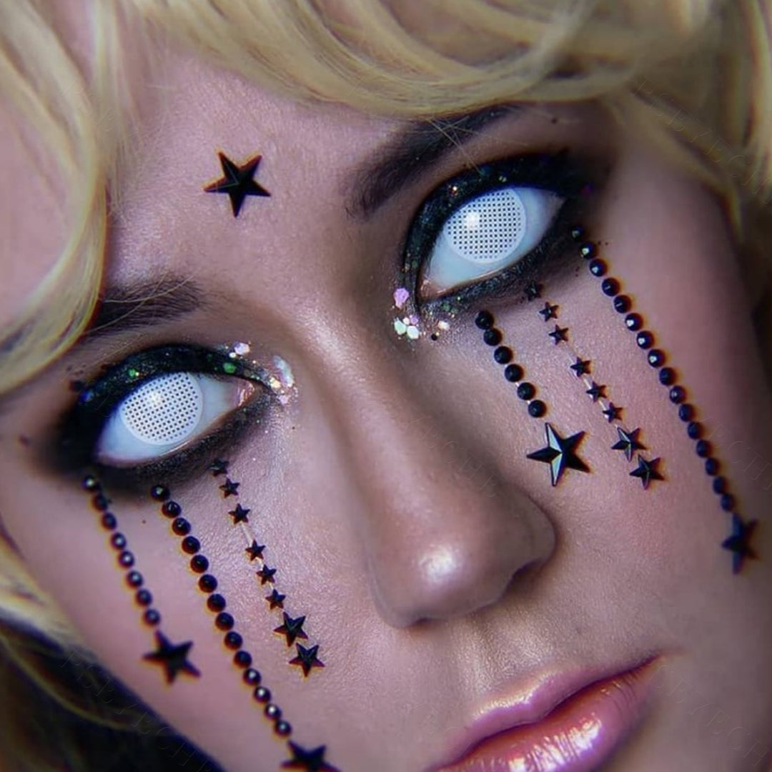 【US WAREHOUSE】White Sand Net Colored Contact Lenses