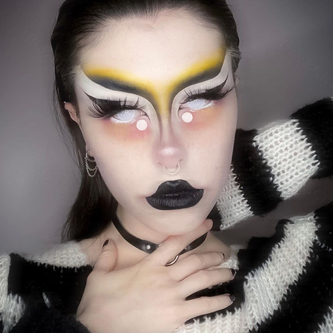 【US WAREHOUSE】White Sand Net Colored Contact Lenses