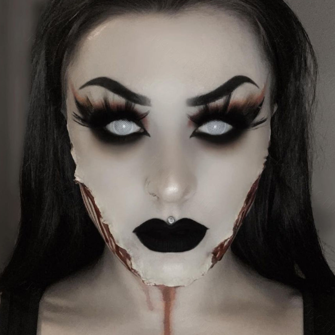 【US WAREHOUSE】White Sand Net Colored Contact Lenses