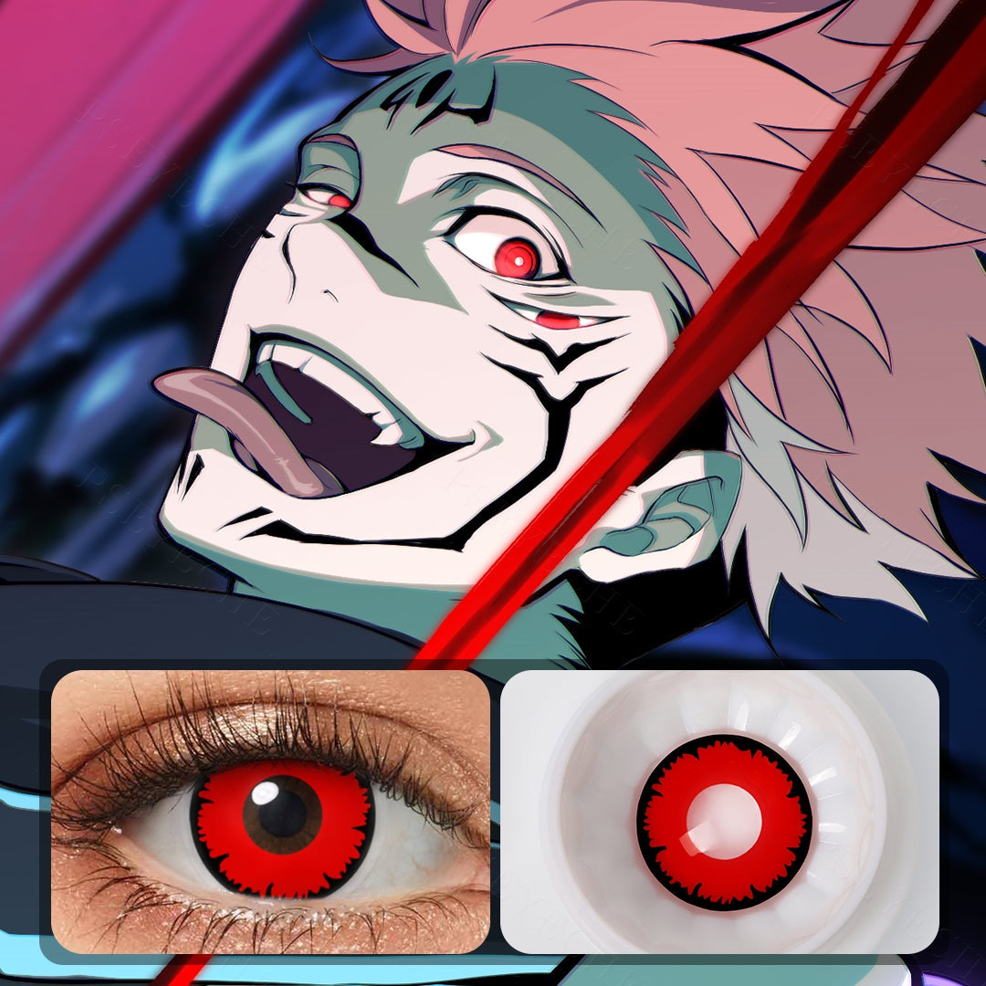 【US WAREHOUSE】Shine Red Colored Contact Lenses