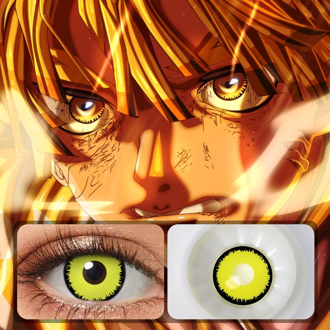 【US WAREHOUSE】Shine Yellow Colored Contact Lenses