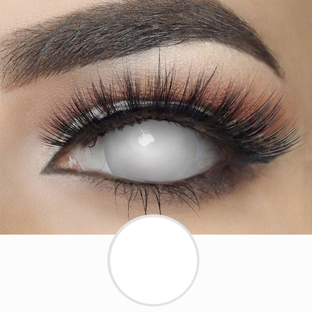 【US WAREHOUSE】Blind White Zombie Colored Contact Lenses