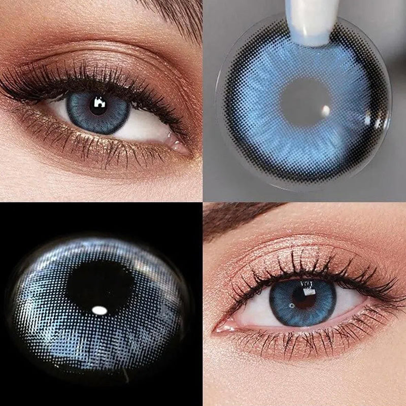 【US WAREHOUSE】Fluorescent blue Colored Contact Lenses