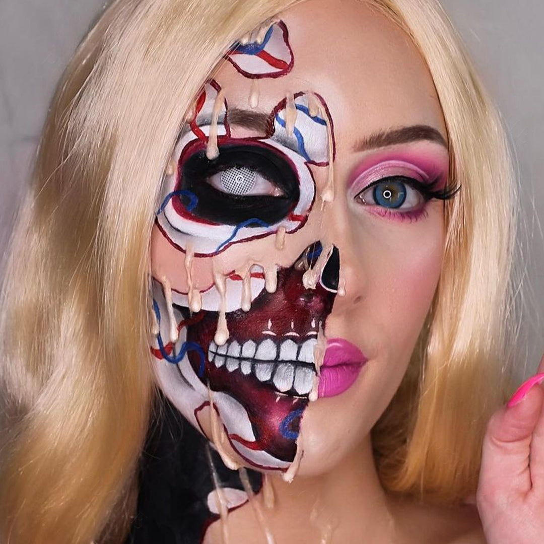 【US WAREHOUSE】White Sand Net Colored Contact Lenses